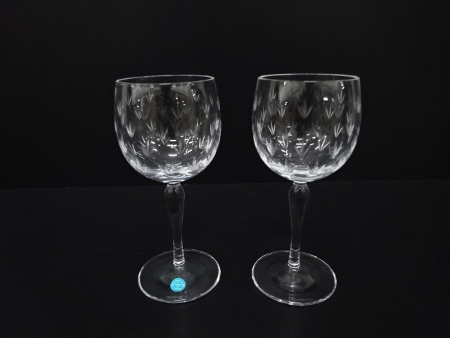 TIFFANY&Co.　ティファニー　フローレット　ワイングラス　ペア　洋食器